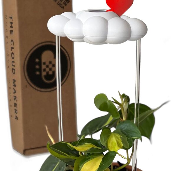 Original Dripping Rain Cloud with Heart Charm, Gift for Plant Lovers - Picture 7 of 7